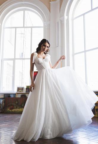 
													Свадебное платье Пэм white макси													, бренд -   